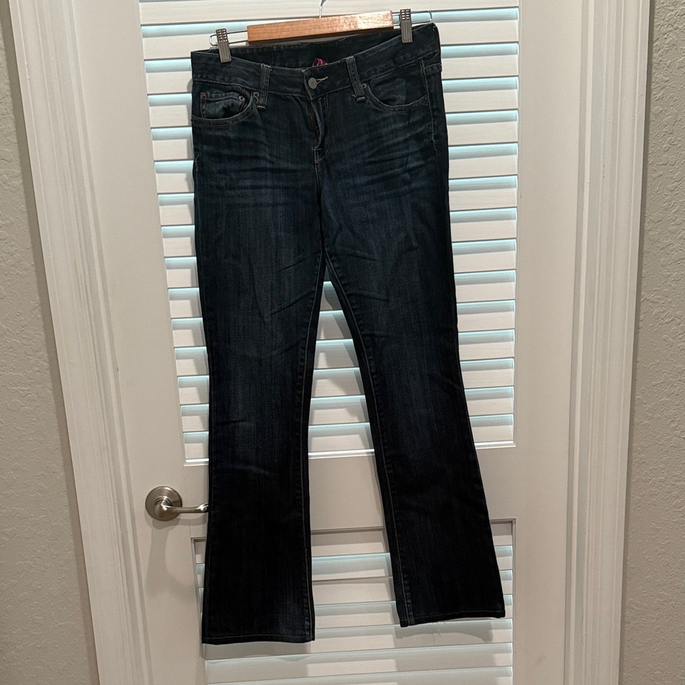 2 pairs! Lucky Brand Women's Dark Blue Boot Cut Jeans